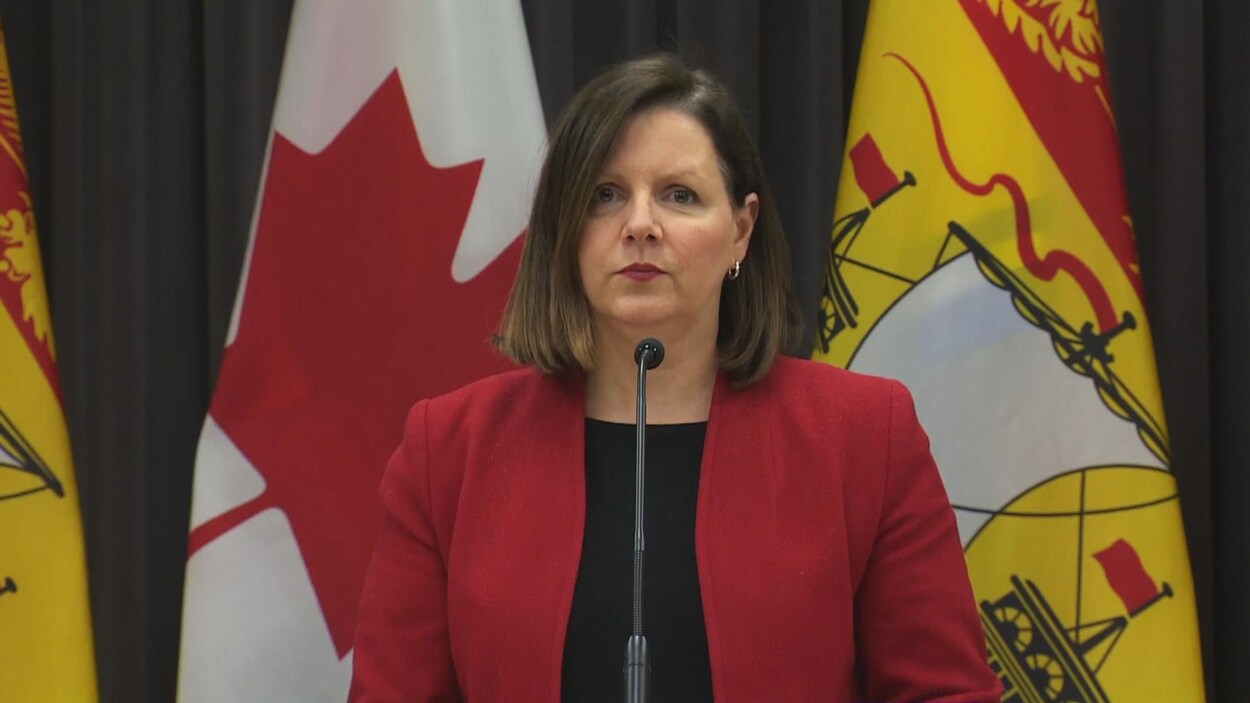 La Dre Jennifer Russell, médecin-hygiéniste en chef du Nouveau-Brunswick, le 31 mars 2020.
