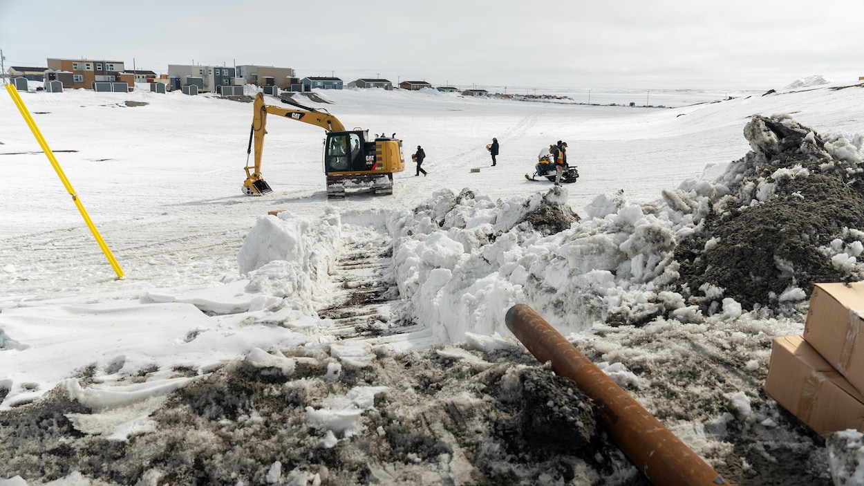 Installer des conduites d’eau permanentes au Nunavik, c’est complexe