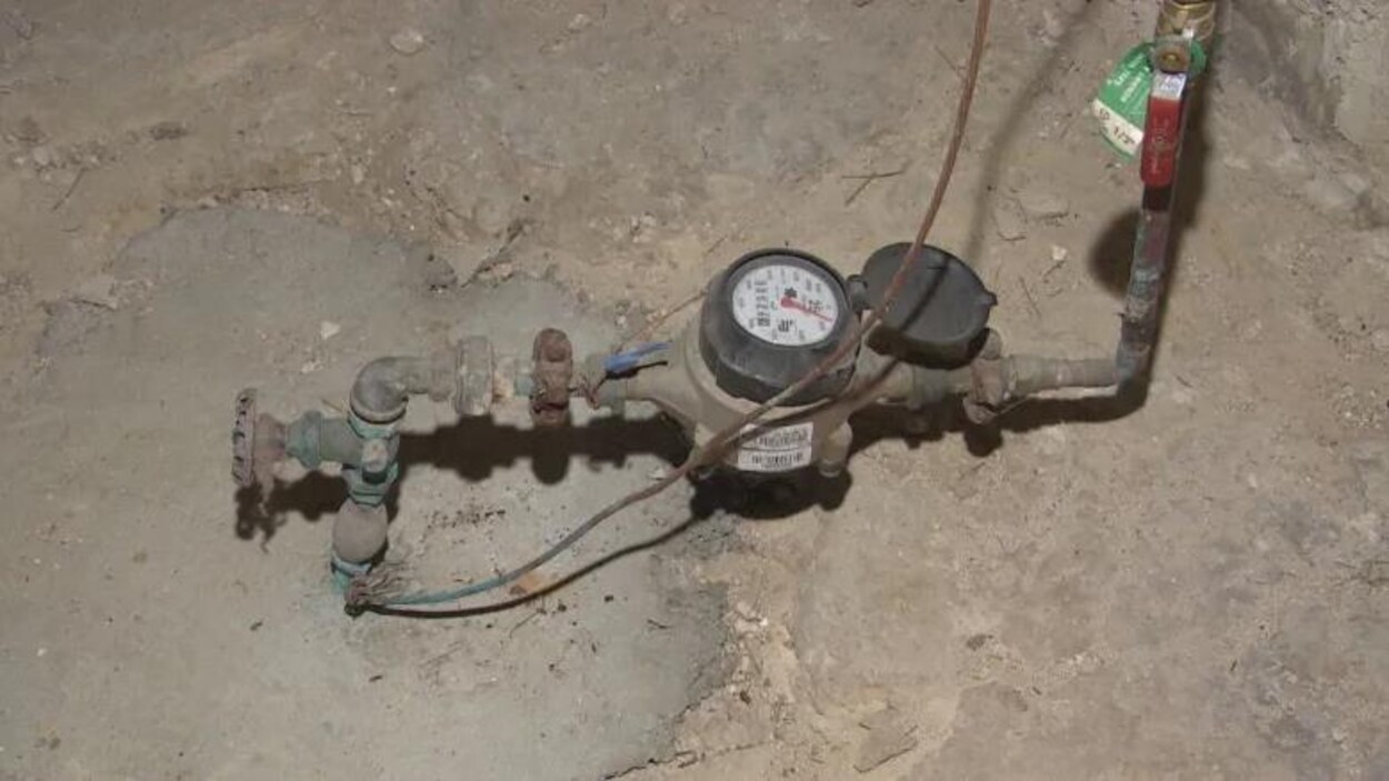 Un compteur d'eau.