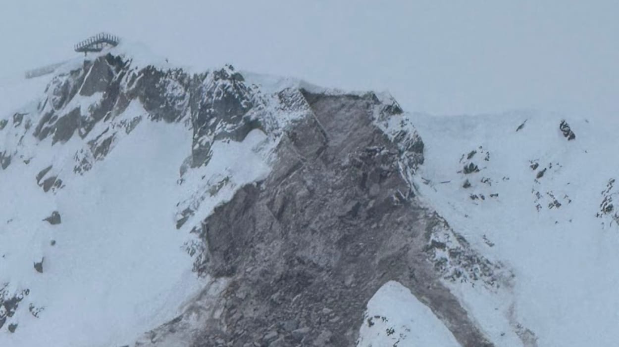 Le sommet de Whistler est fermé à la suite d’un éboulement