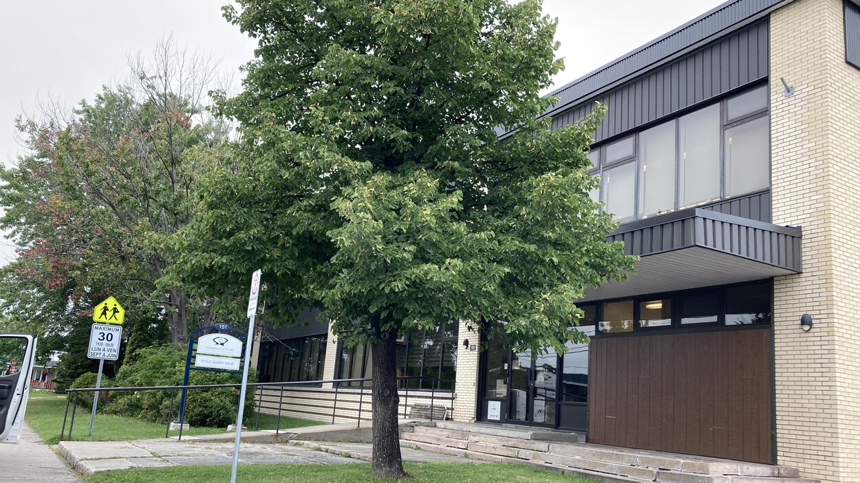 Le nouveau gymnase l'école Albert-Naud bénéficie d'un budget de 3,8 millions de dollars.