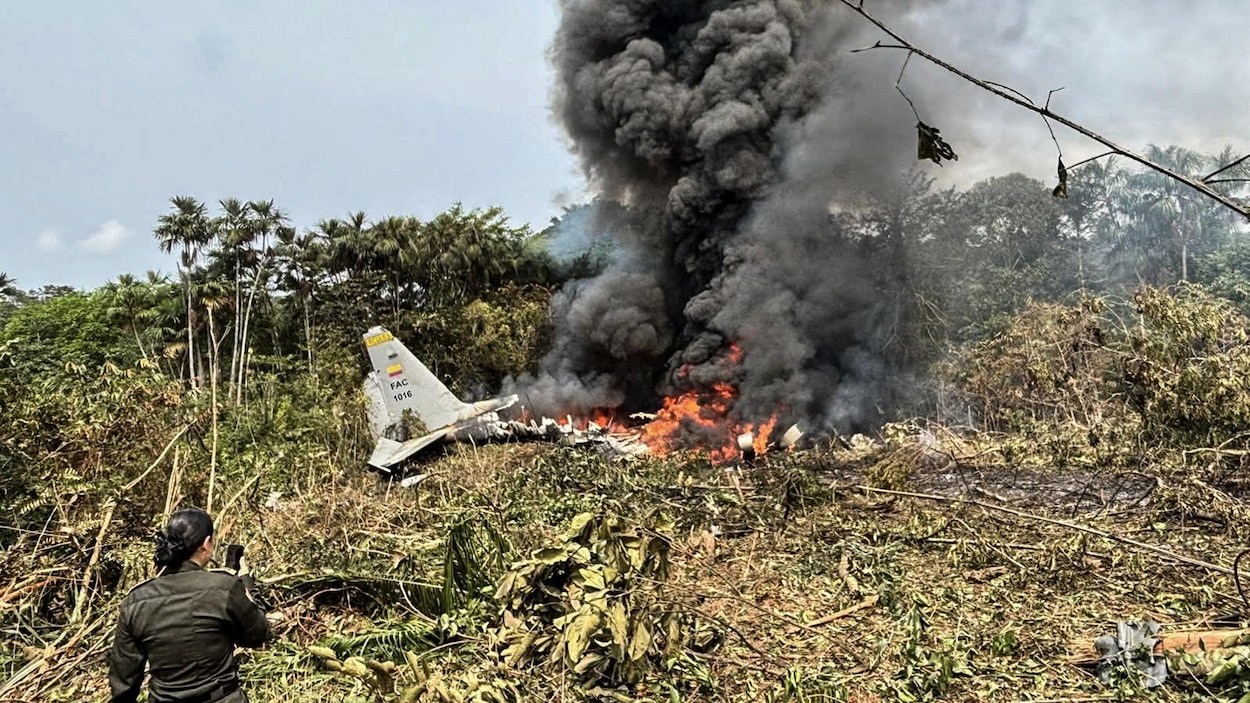 Colombie : au moins 66 morts dans l’écrasement d’un avion militaire