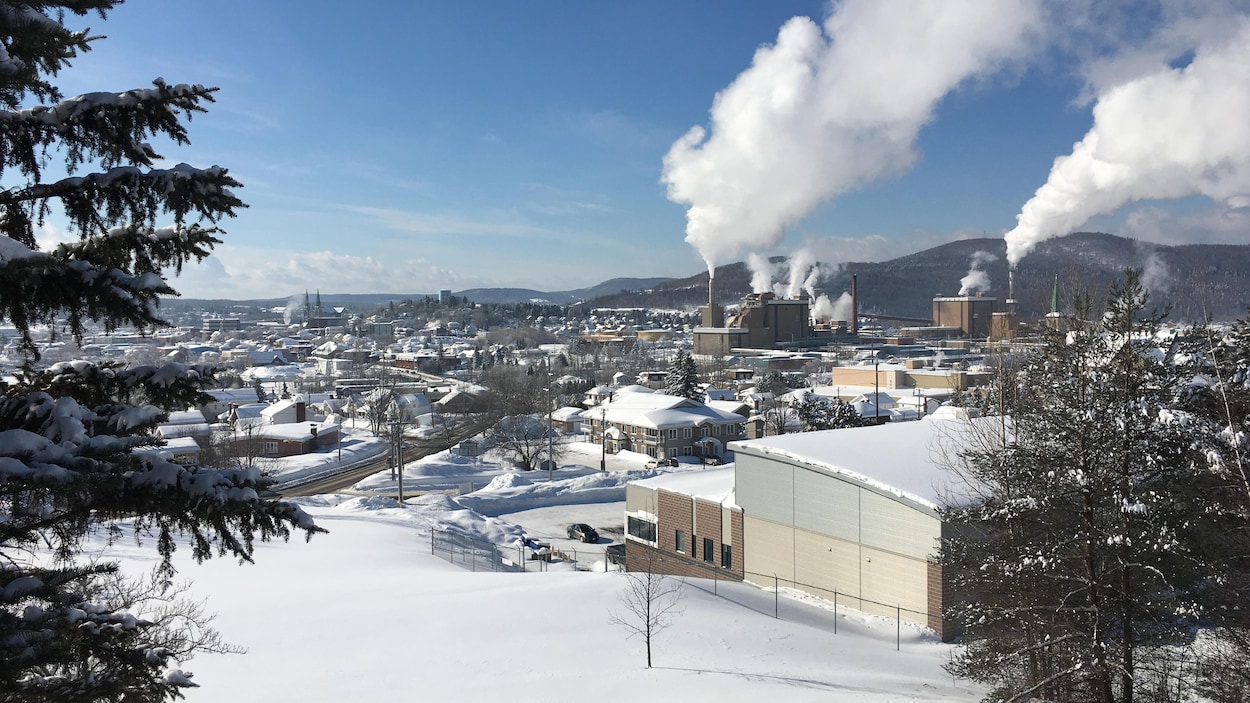 Panorama de la ville d'Edmundston