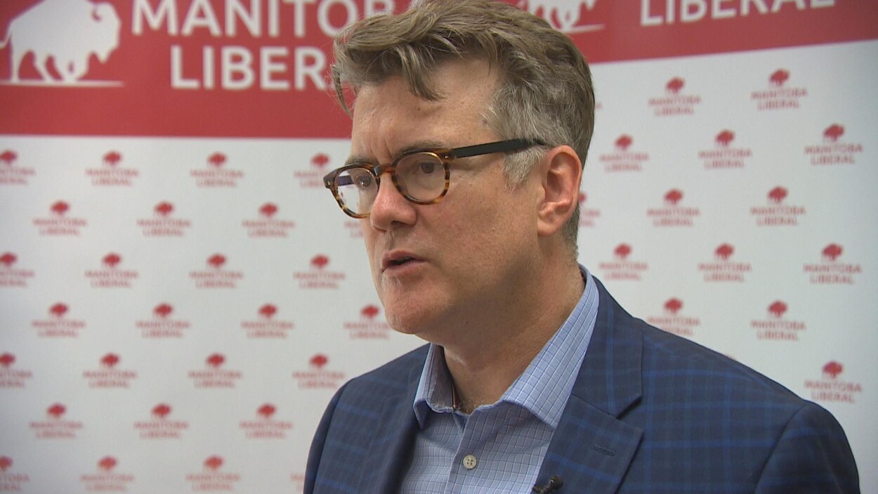 Le chef du Parti libéral du Manitoba, Dougald Lamont.