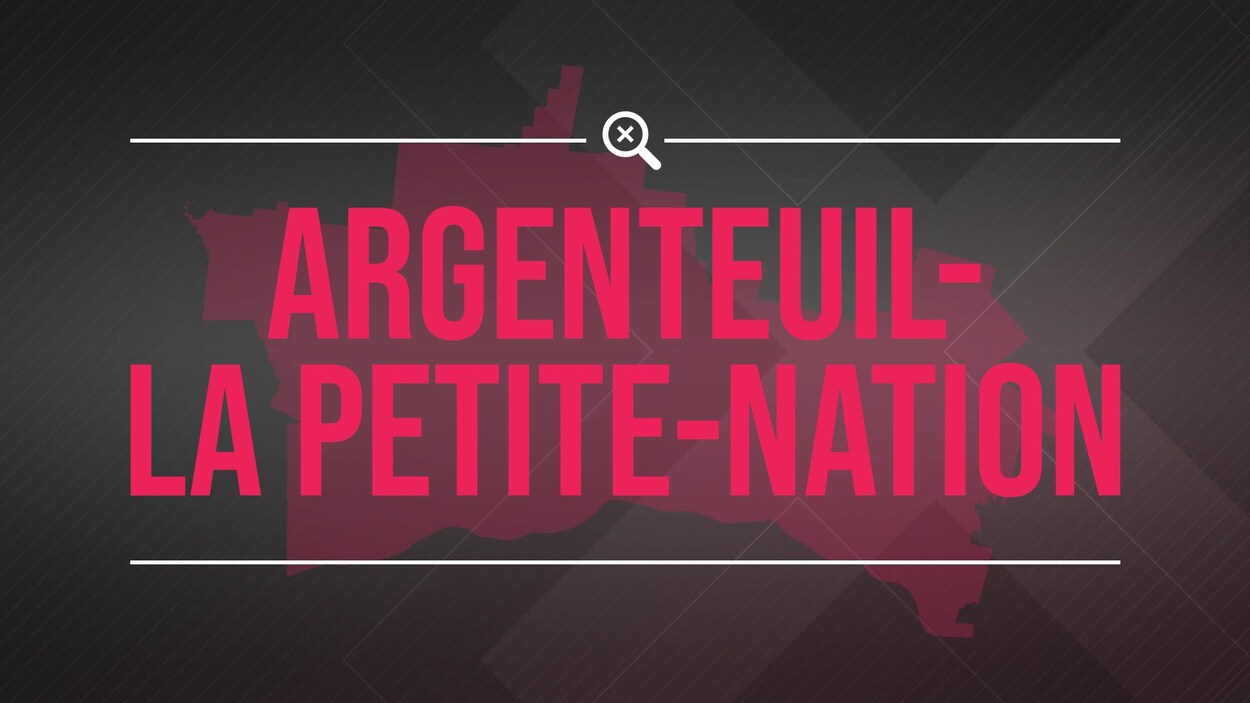 Une carte de la circonscription d'Argenteuil—La Petite-Nation