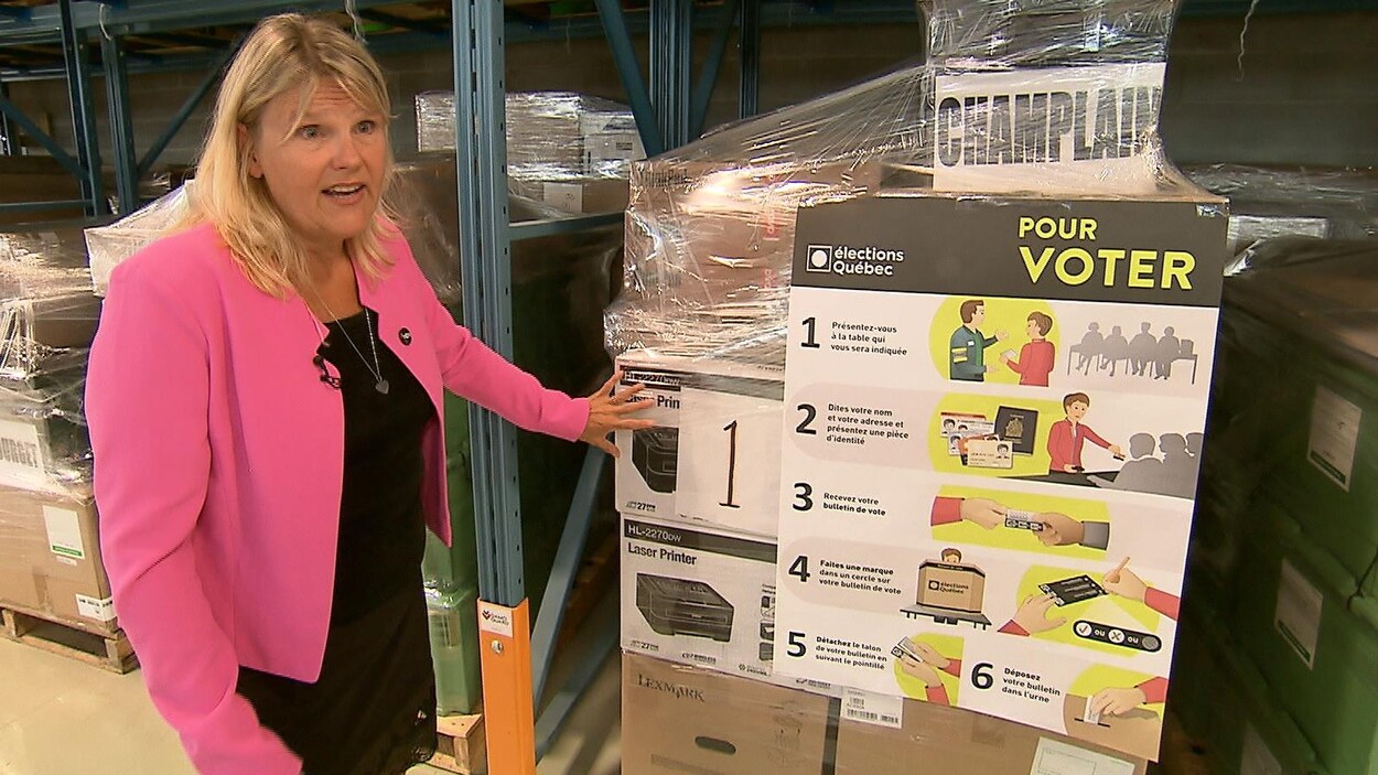 Nathalie Pitre, porte-parole à Élections Québec.
