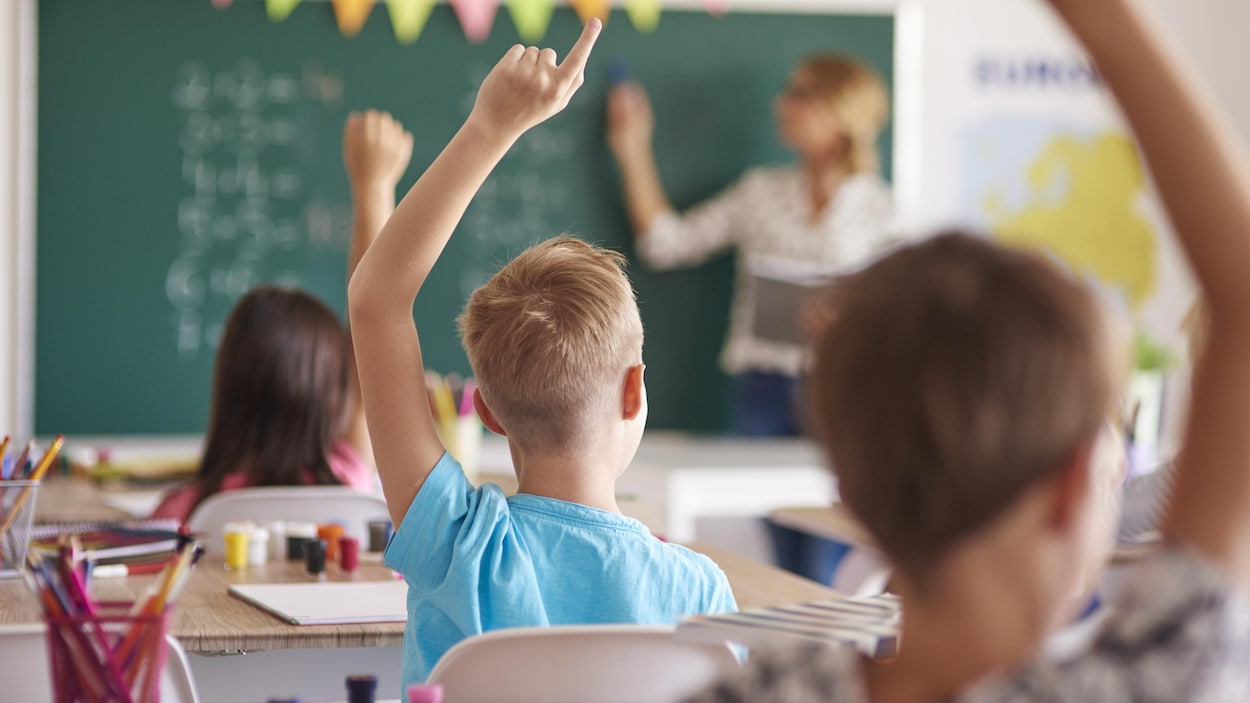 Des élèves dans une classe