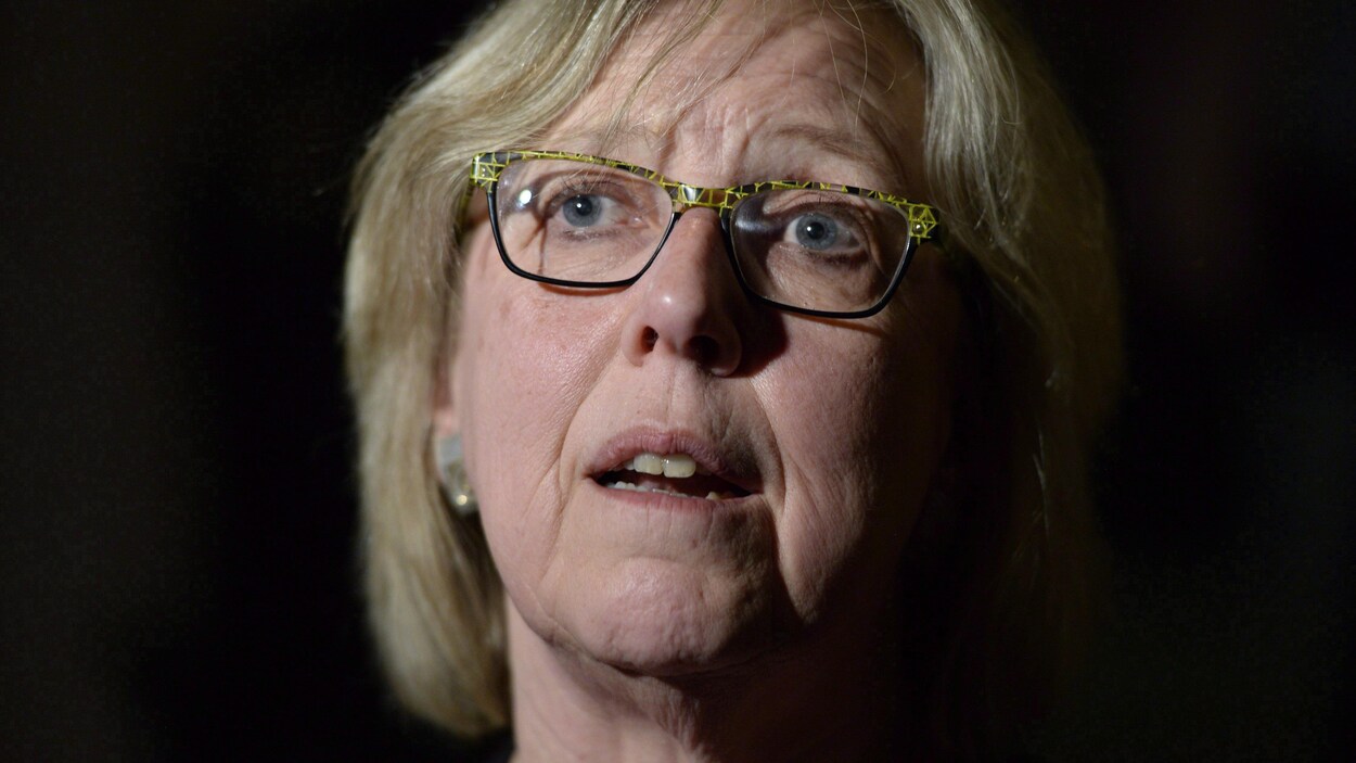 Elizabeth May, chef du Parti vert.