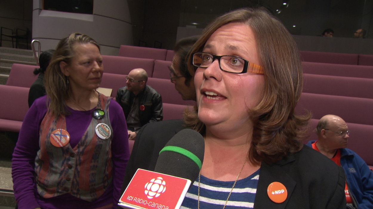 La candidate néo-démocrate dans Ottawa-Vanier Emilie Taman.