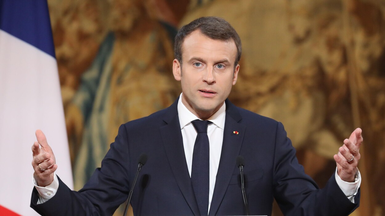 Le président français Emmanuel Macron. Le président français Emmanuel Macron.