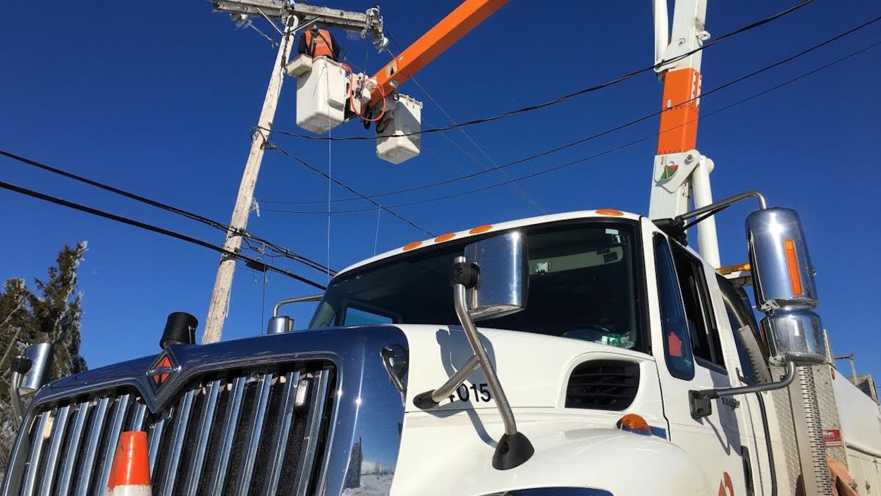 Un camion d'Énergie NB. Un camion d'Énergie NB.