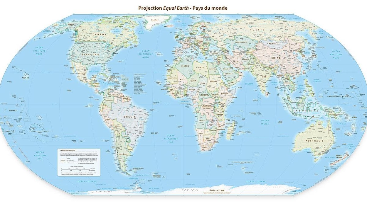 Un nouveau modèle de carte du monde reçoit l’aval de l’ONU