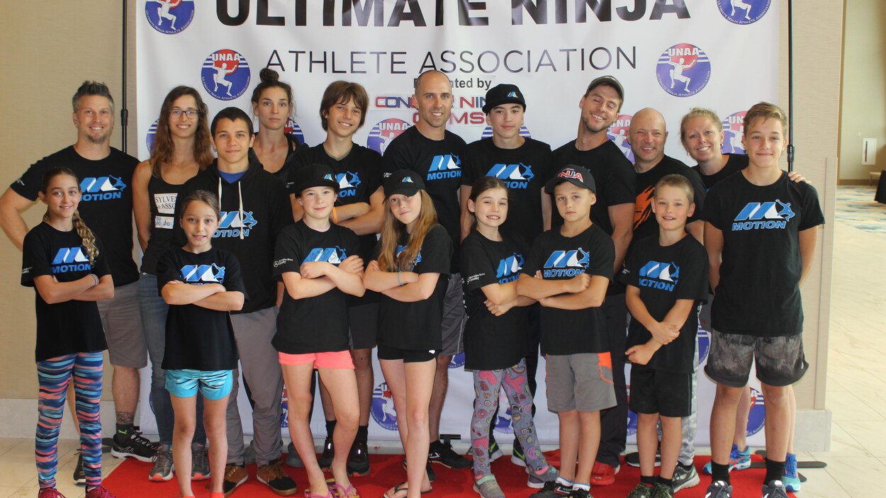 Photo du groupe d'athlètes.