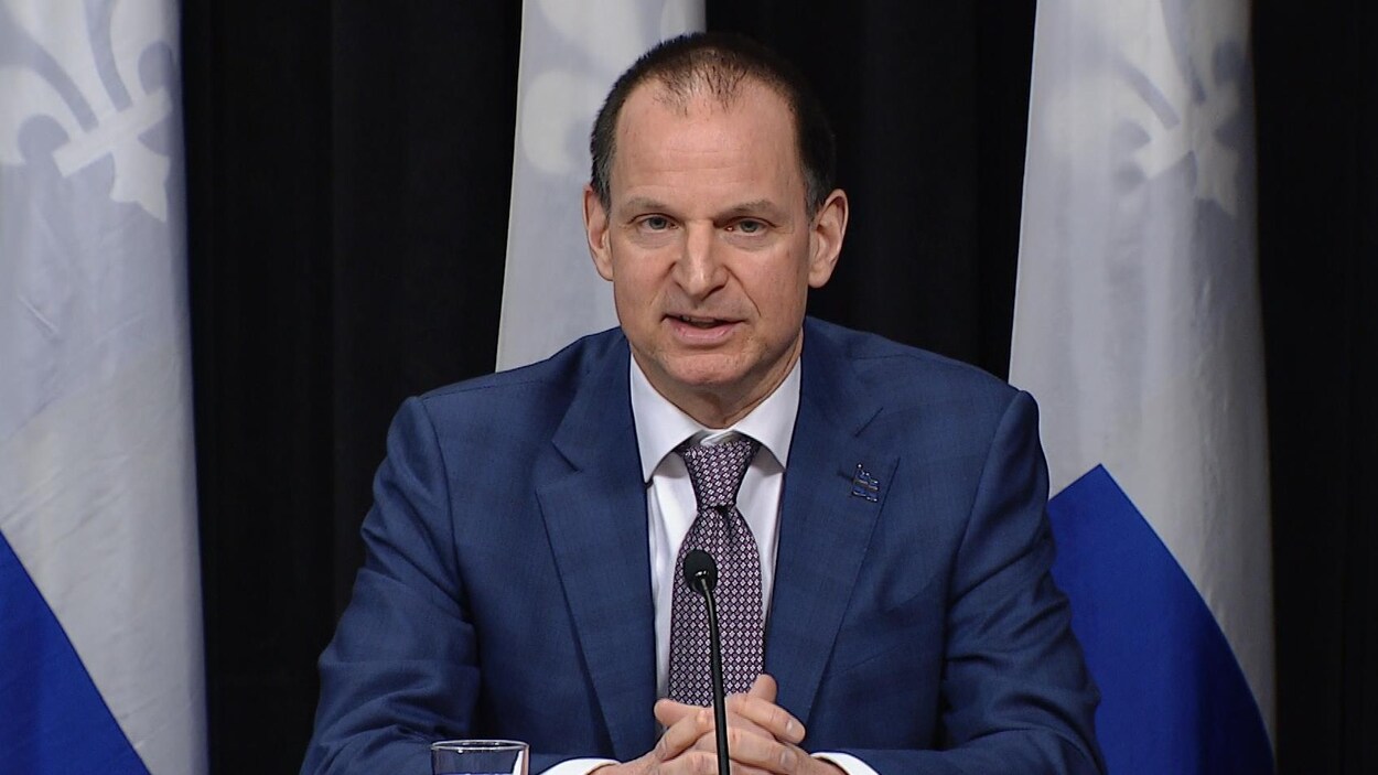 Le ministre québécois des Finances, Eric Girard.