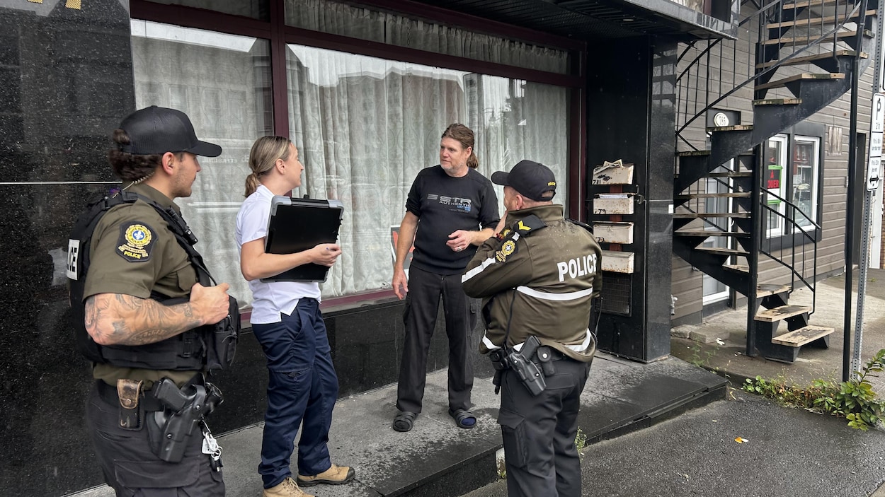 Les inspecteurs de Shawinigan s'invitent chez Éric Turgeon