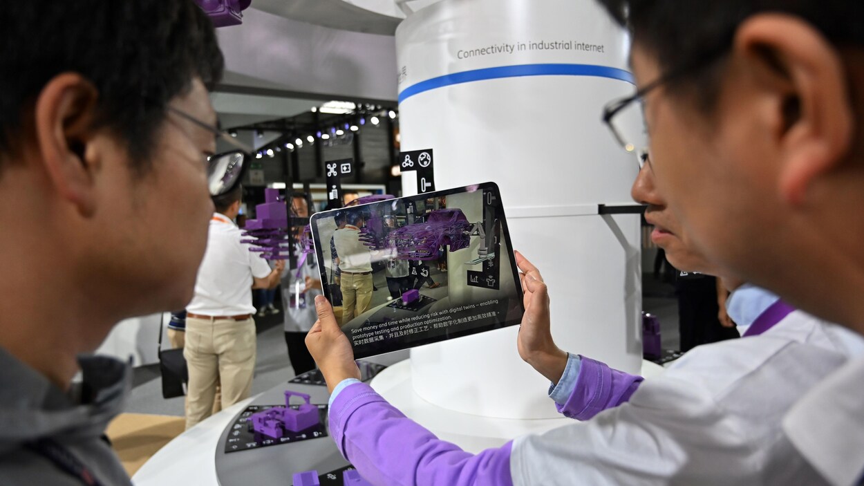 Un kiosque Ericsson au Mobile World Congress, l'an dernier en Chine.