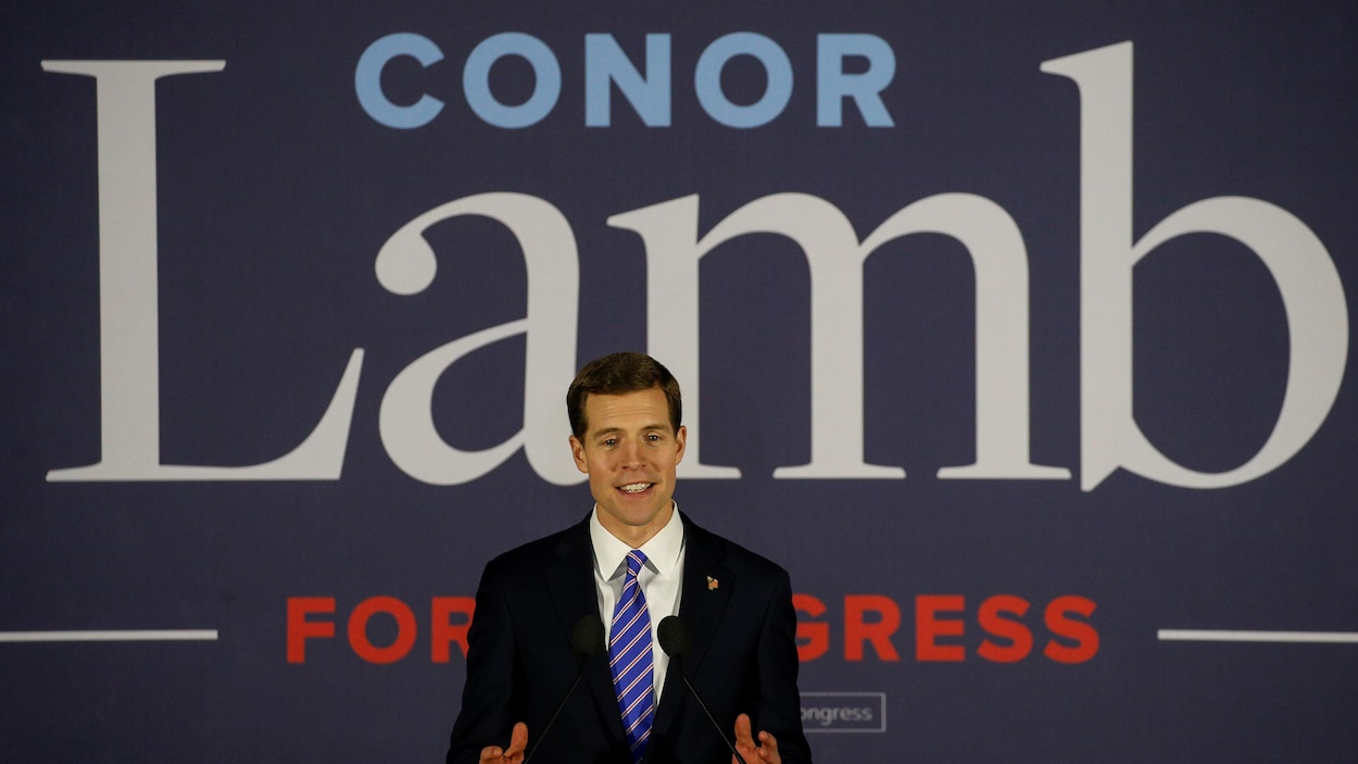 Le candidat démocrate Conor Lamb. Le candidat démocrate Conor Lamb.