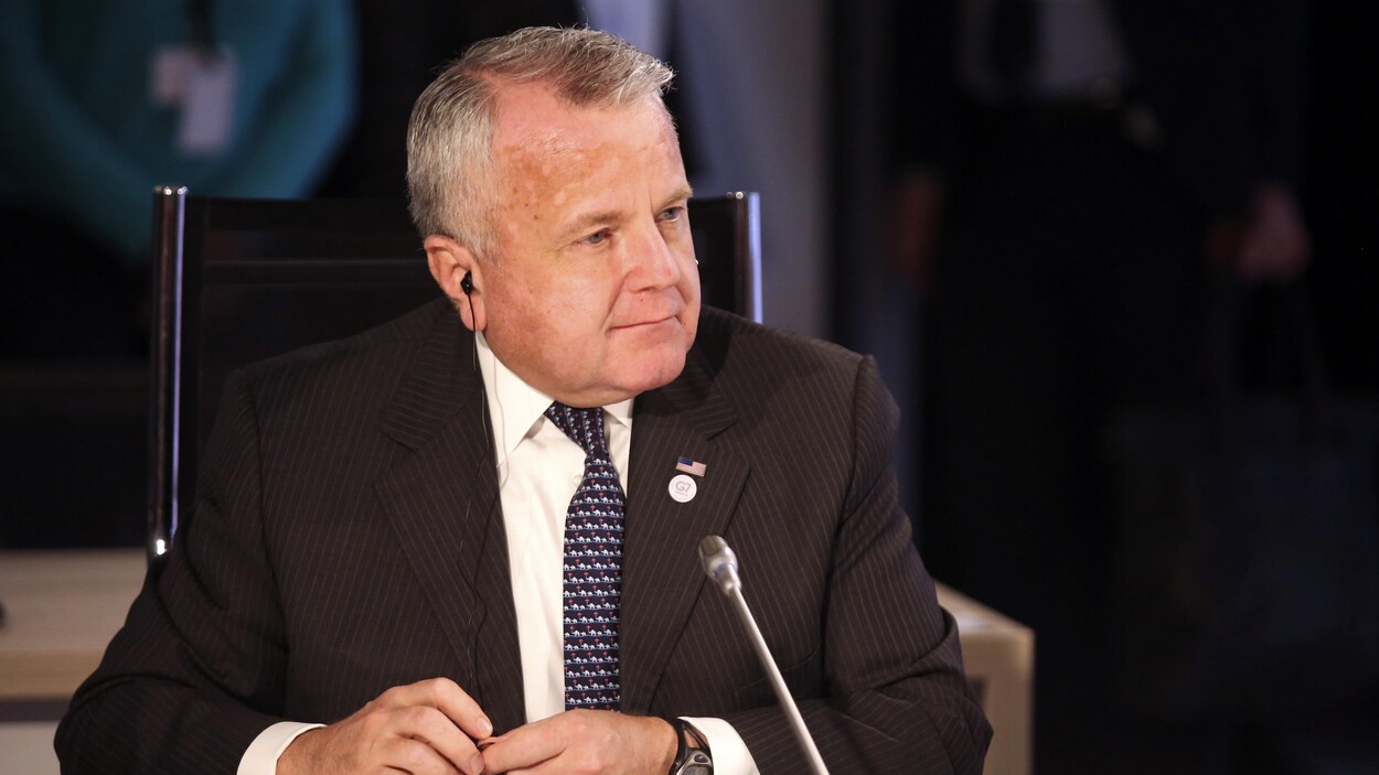 Le numéro deux du département d'État, John Sullivan, lors d'une réunion des ministres des Affaires étrangères et de l'Intérieur du G7 en avril dernier en France.