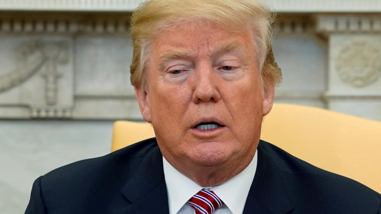 Le président américain Donald Trump. Le président américain Donald Trump.