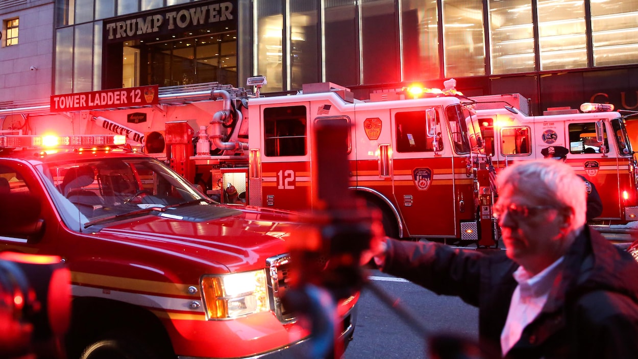 La Trump Tower de New York est en flammes