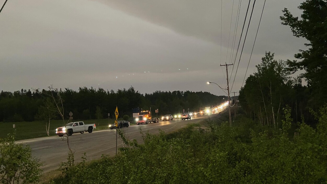 Retour à la maison pour les gens de LebelsurQuévillon le 1er juillet