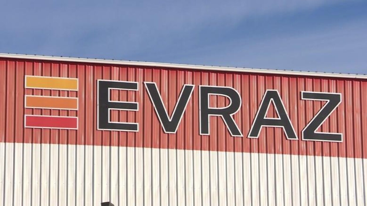 Façade de l'usine Evraz à Regina.
