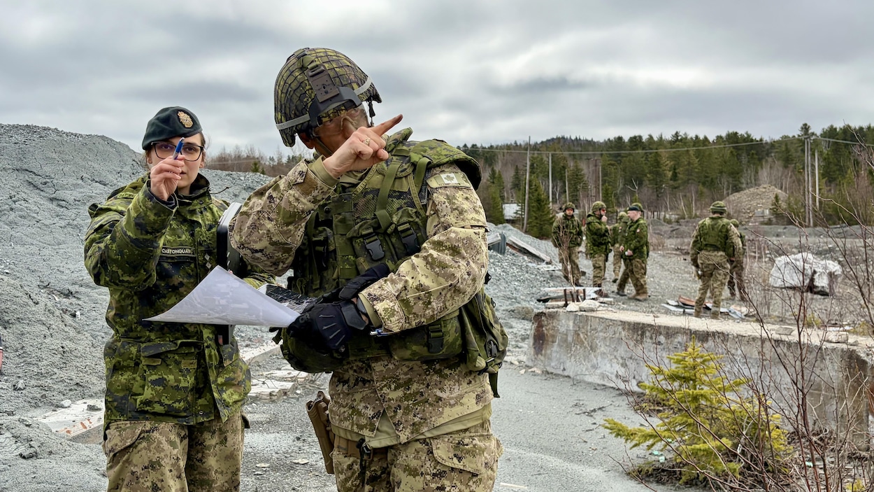 Entraînement ultime des militaires de Valcartier avant la Lettonie