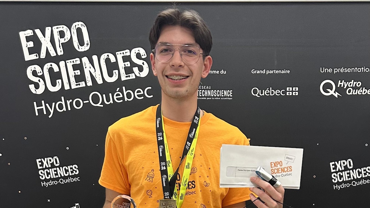 Un élève de 4e secondaire d’Alma remporte la 62e finale régionale d’Expo-sciences