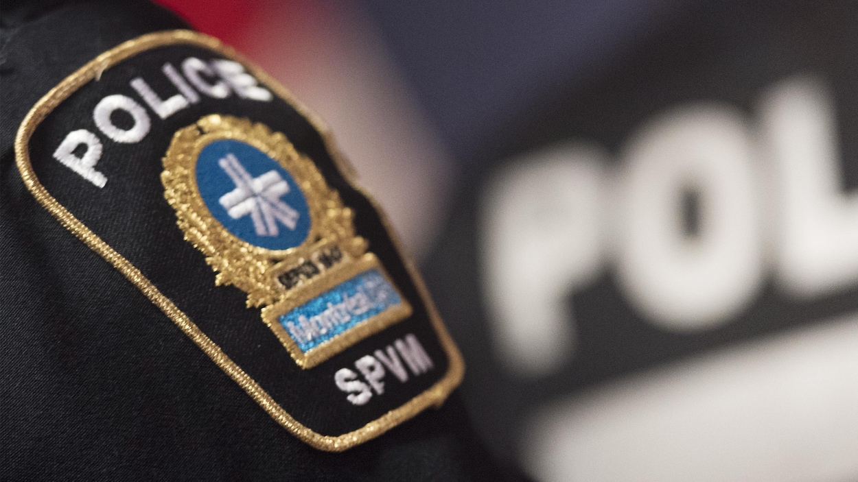 Un écusson de la police de Montréal.