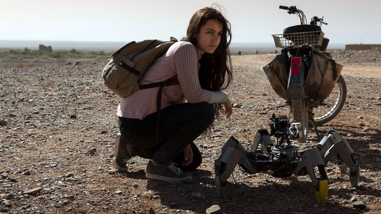 L'actrice Lina El Arabi dans une scène du film « Eye on Juliet », de Kim Nguyen L'actrice Lina El Arabi dans une scène du film « Eye on Juliet », de Kim Nguyen