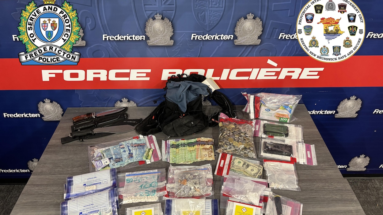 La police de Fredericton saisit l’équivalent de près de 220 000 doses de fentanyl