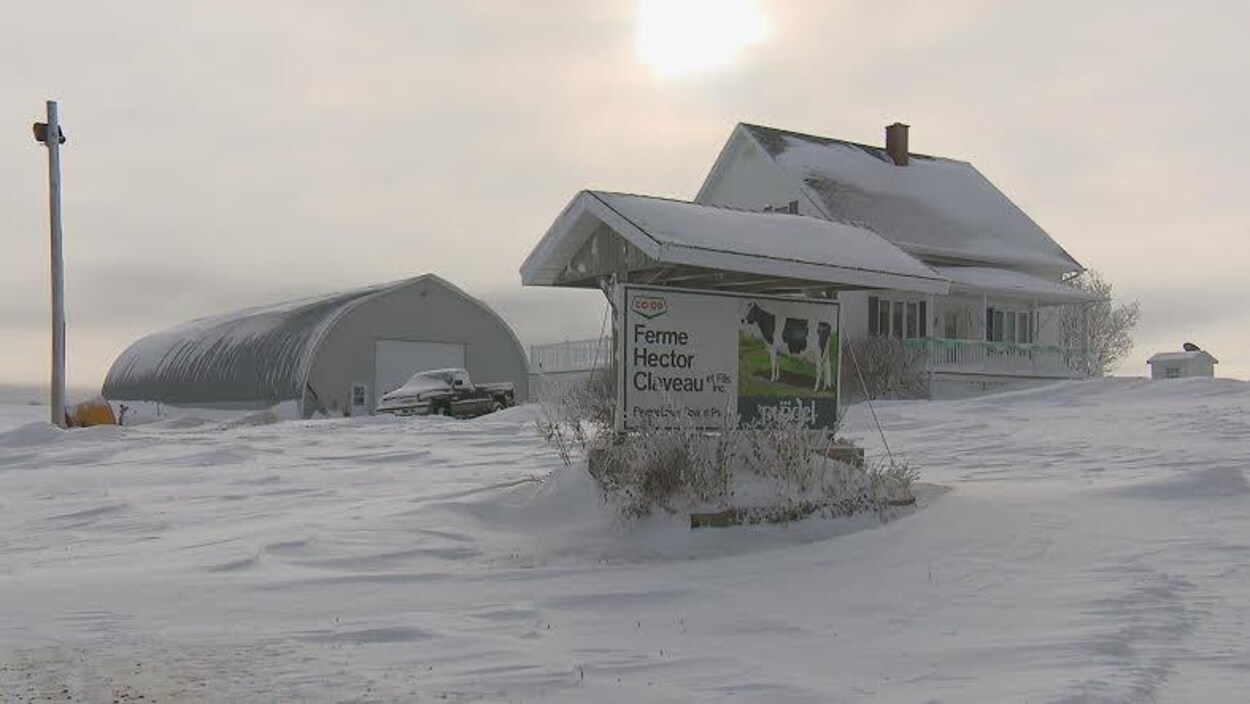 La ferme Hector Claveau à Saint-Gabriel-de-Rimouski a été ravagée par un incendie en mai dernier. La ferme Hector Claveau à Saint-Gabriel-de-Rimouski a été ravagée par un incendie en mai dernier.