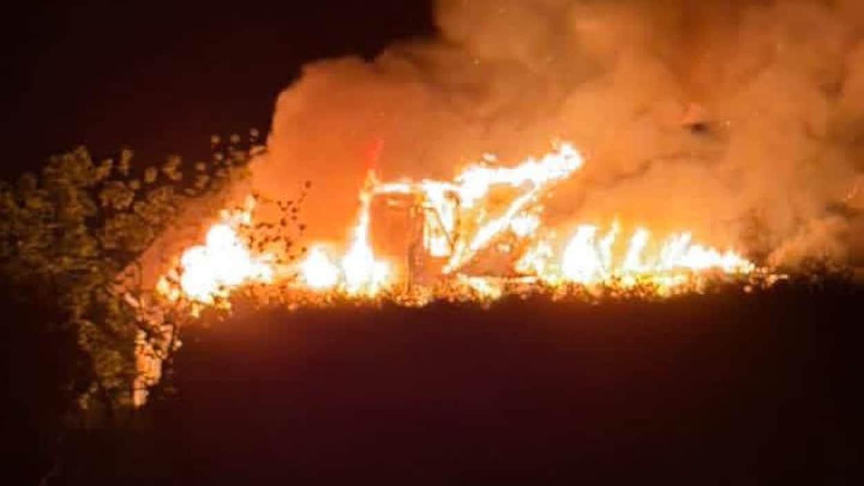 Cinq personnes à la rue après un incendie à Maskinongé