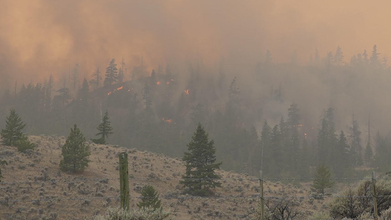 C.-B. : des vents forts pourraient provoquer de nouveaux départs de feu