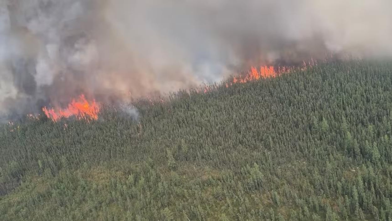 Les pompiers maintiennent le feu près de Lynn Lake à distance