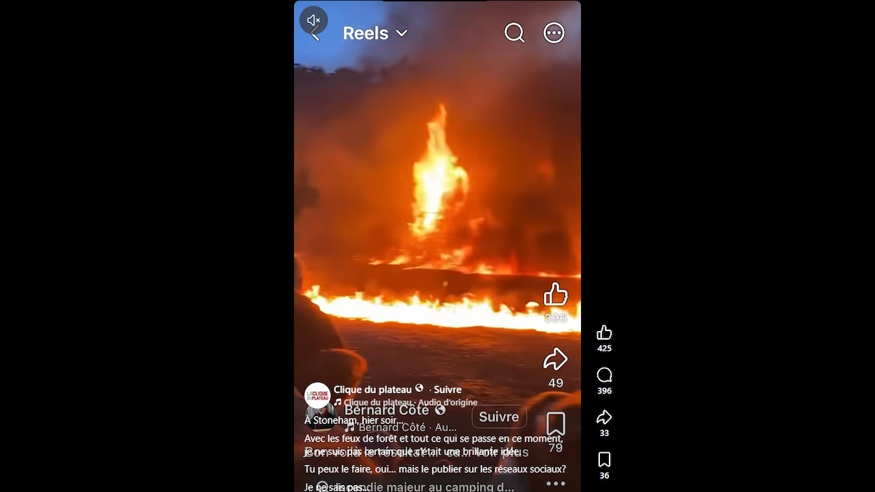 Le maire de Stoneham dénonce le manque de sécurité entourant un feu de la Saint-Jean