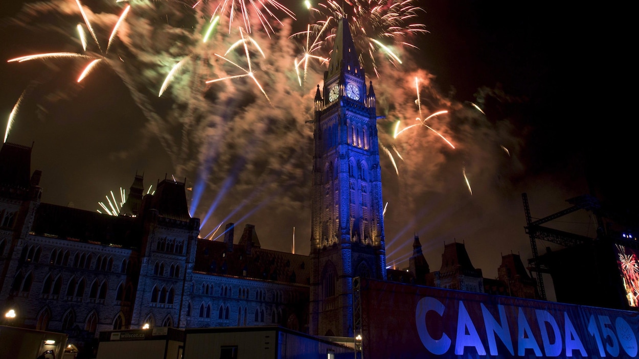 Les feux d'artifice à Ottawa le 1er juillet 2017 Les feux d'artifice à Ottawa le 1er juillet 2017