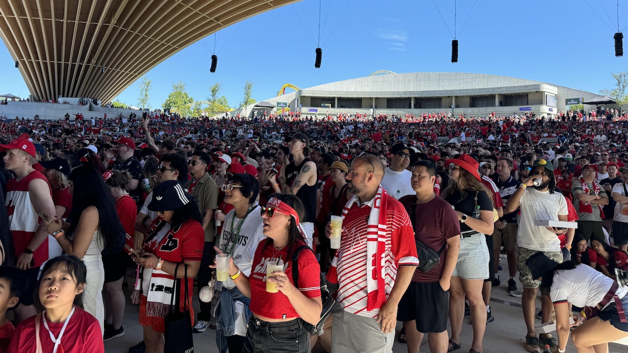 La foule en délire au PNE