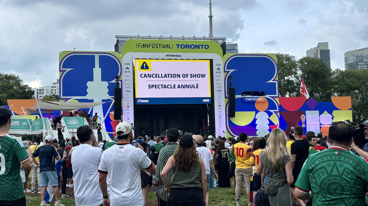 Le FIFA Fan Festival de Toronto fermé pour la journée