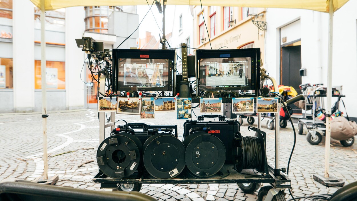 Un plateau de tournage.
