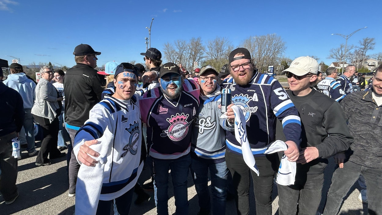 LHJMQ : les partisans des Sags survoltés à quelques heures du match six