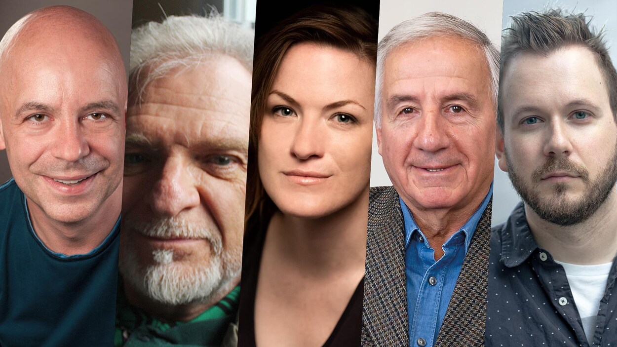 Alain Doom, Gilles Latour, Lisa L'Heureux, Yvon Malette et David Ménard.