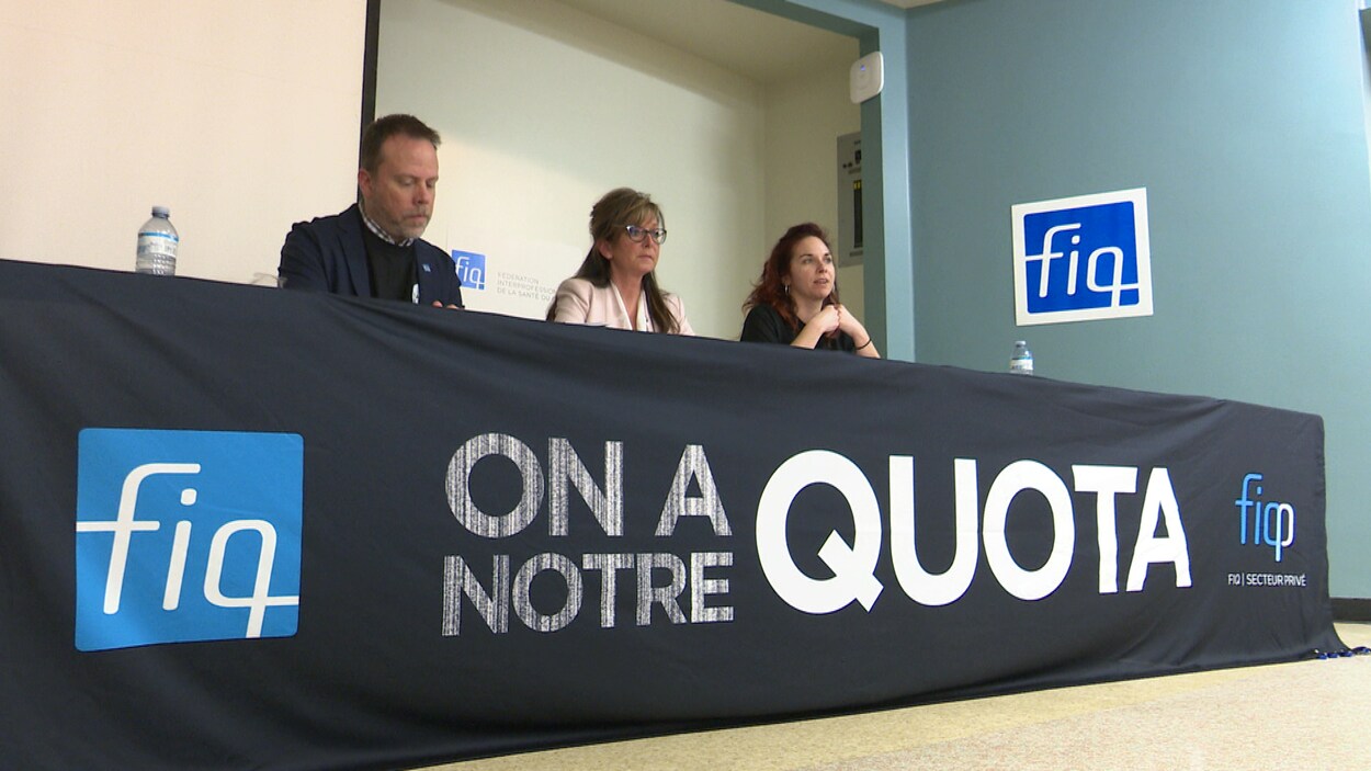 La présidente de la FIQ Nancy Bédard était de passage au Bas-Saint-Laurent pour rencontrer ses membres. La présidente de la FIQ Nancy Bédard était de passage au Bas-Saint-Laurent pour rencontrer ses membres.