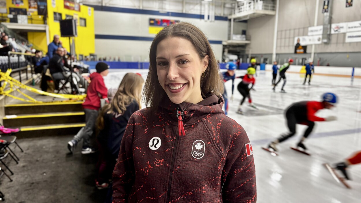 Florence Brunelle inspire la relève du patinage de vitesse à Trois-Rivières