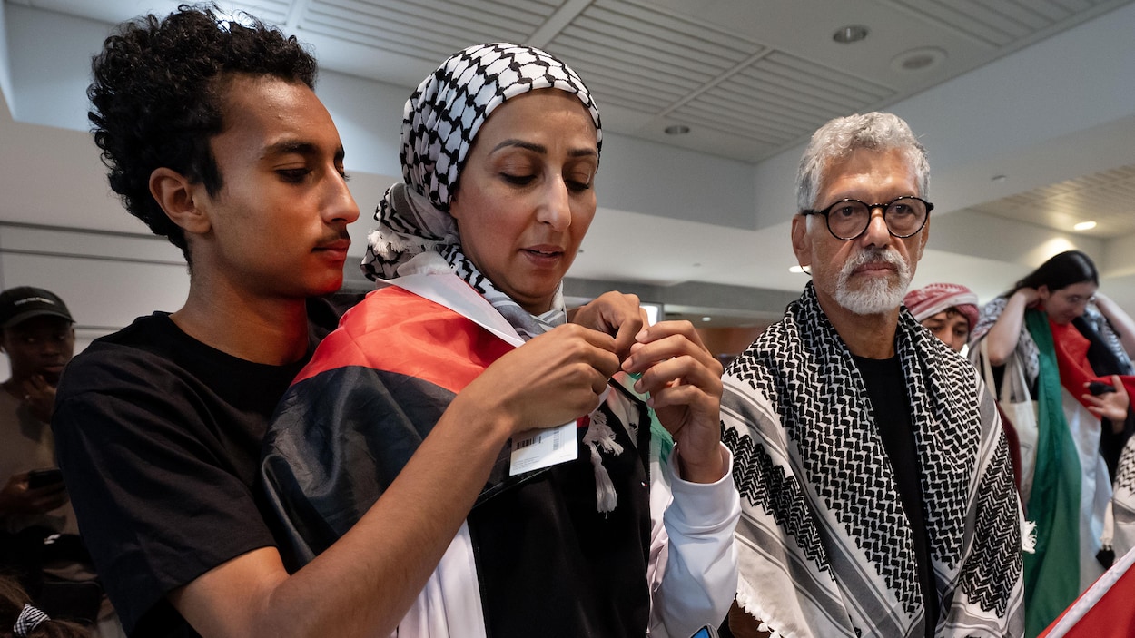 Des Canadiens de la flottille pour Gaza rentrent au pays après avoir été détenus