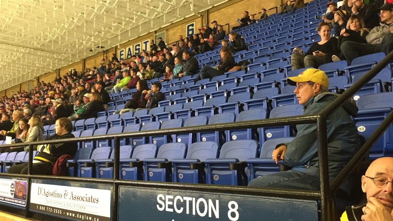 Les partisans sont moins nombreux cette année aux parties du Battalion de North Bay.