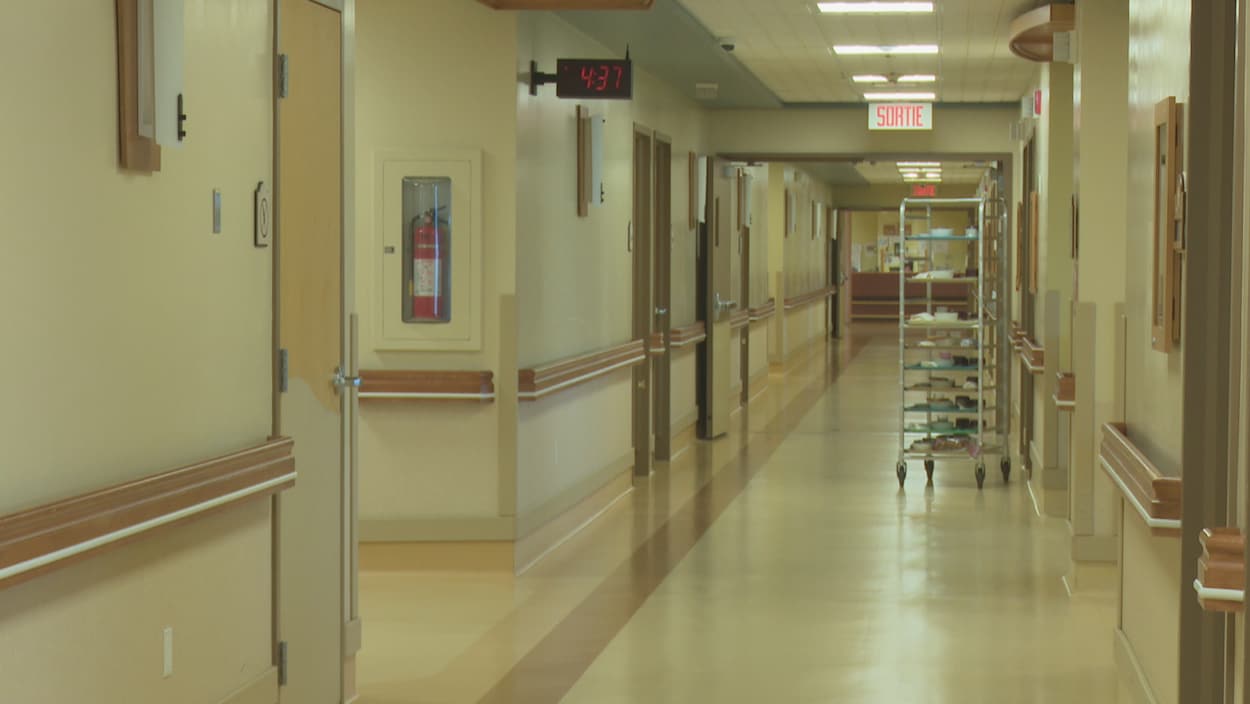 Un couloir d'un foyers de soins