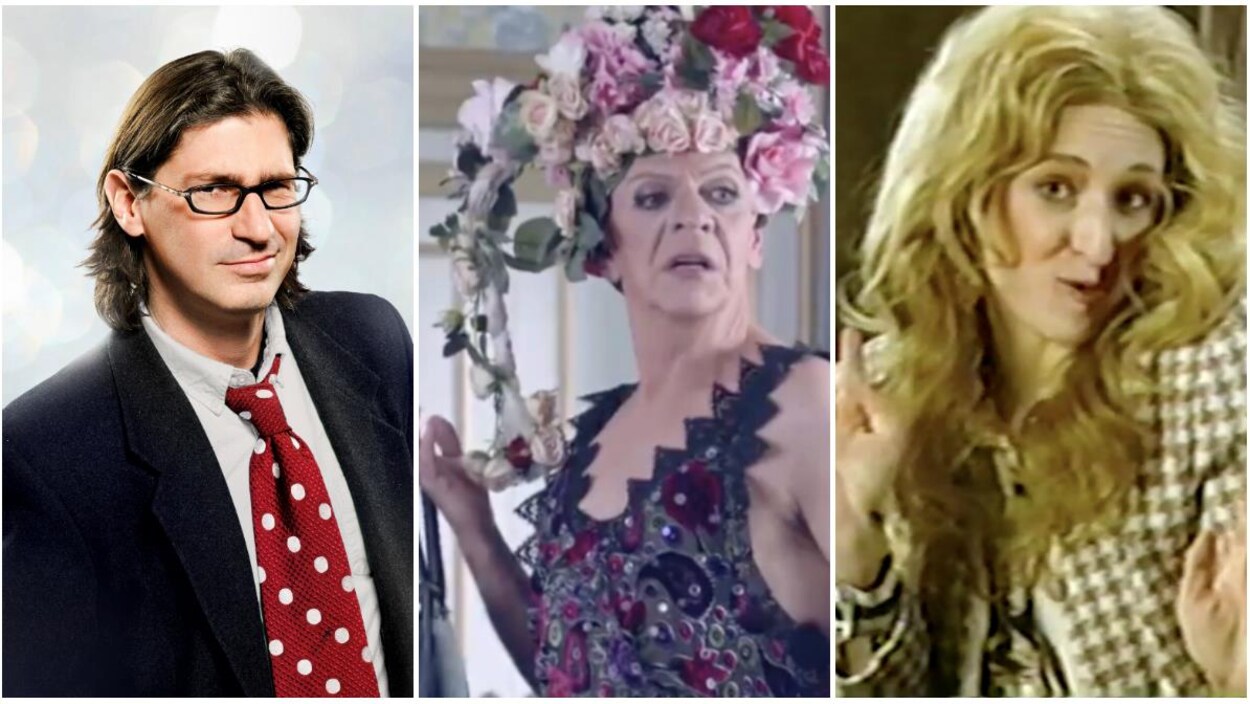 Photomontage de Jean-René Dufort, Marc Labrèche et Anne-Élisabeth Bossé qui ont pris part aux différentes revues de fin d'année en 2017. Photomontage de Jean-René Dufort, Marc Labrèche et Anne-Élisabeth Bossé qui ont pris part aux différentes revues de fin d'année en 2017.