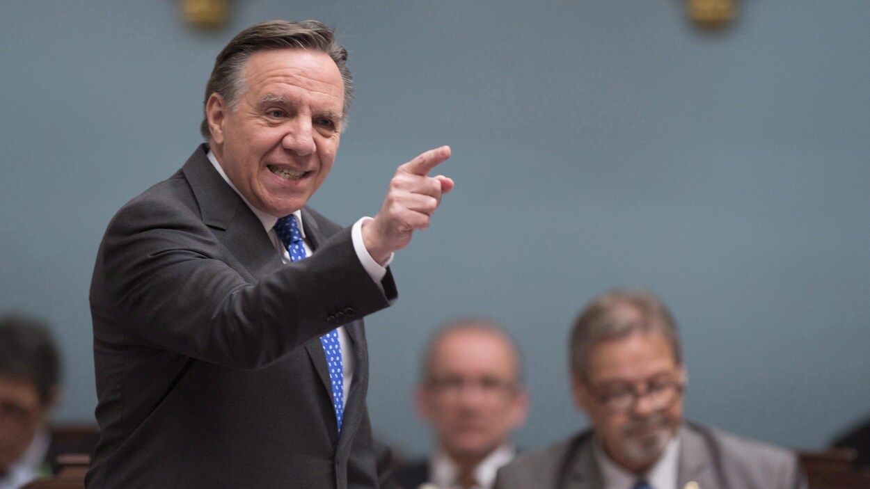 Francois Legault, chef de la Coalition avenir Québec.