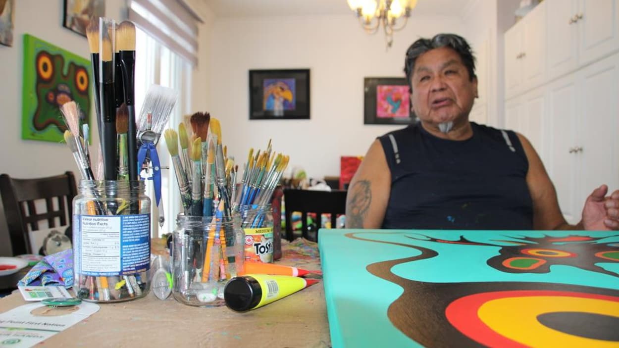 Qui était l’artiste anishinabe Frank Polson?